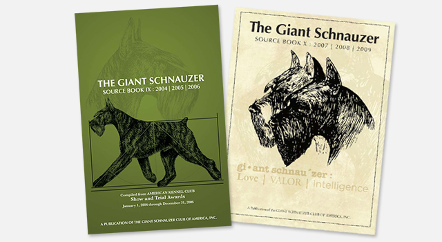 Giant Schnauzer Illustrated Standard — Cover/Book Design